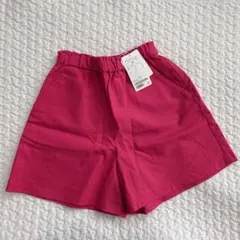 新品　キッズ短パン　ピンク130センチ