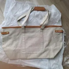 新品・未使用！　Ampersand　キャンバストートバッグ　キャメル