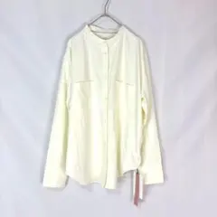 hunch ハンチ　バンドカラー　スタンドカラー ブラウス　タグ付き　未使用品のサムネイル