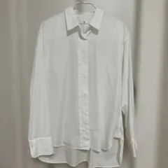 ユニクロ+J ホワイト 長袖シャツ
