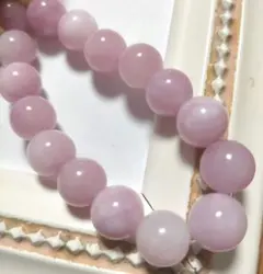 天然石 大粒 クンツァイト 美しいグラデーションカラー 大人可愛い1連まとめ売り