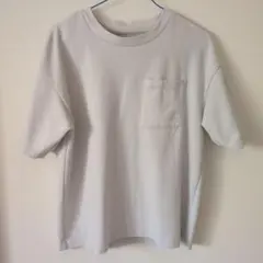 無印良品 MUJI 紳士 涼感UVカットワイド半袖Tシャツ ライトグレー Sのサムネイル
