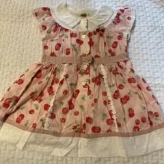 Souris チェリー柄 ワンピース95cm