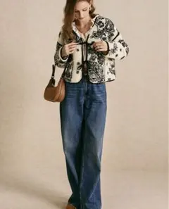 フリースレースアップジャケット