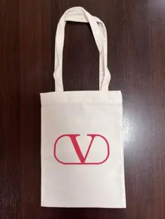 VALENTINO Vロゴ トートバッグ エコバッグ　キャンバスのサムネイル