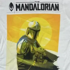 スターウォーズ マンダロリアン ムービーTシャツ L ホワイト