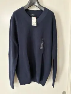 UNIQLO ワッフルVネックセーター