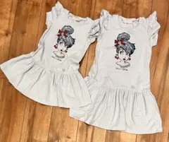 Monnalisa モナリザ　 2点セットTinkerbell 姉妹コーデ