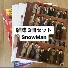 Snow Man 月刊TV雑誌3冊セット　切り抜き