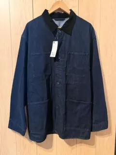 【3XL】GU カバーオールジャケット デニム 新品タグ付き C2-795のサムネイル