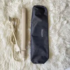 サロニアストレートヘアアイロン 24mm ベージュ 耐熱ポーチ付