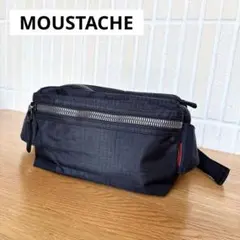 ムスタッシュ ウエストバッグ 鞄 黒のサムネイル