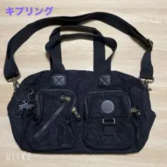 キプリング　黒 2Wayショルダーバッグ