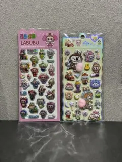 LABUBU シール2種類セット