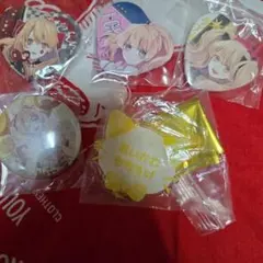 アイ★チュウ 桃助キャラクターイラストバッジ 5個セット