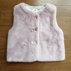 フェイクファーベスト