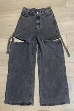 INGNI サイドベルトデニムパンツ/M