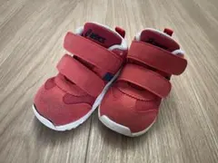 アシックス　スクスク13.5cm asics 赤 スニーカー