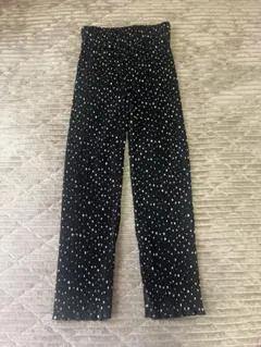 値下げ‼︎ドット柄プリーツレギンスパンツ