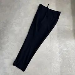 UNIQLO スマートアンクルパンツ　メンズ　紺　ストライプ　Mサイズ