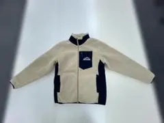OUTDOOR フリースジャケット Mサイズ ベージュ/ネイビー