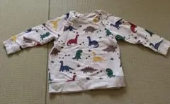 H&M エイチアンドエム キッズ ベビー 90 92 薄手 トレーナー 恐竜