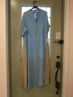 新品タグ付き　CLOVE ドッキングデザインテンセルデニムワンピース