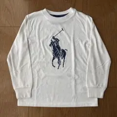 ポロ ラルフローレン　キッズ　ビッグポニー　ロゴ　長袖Tシャツ　ロンT 115