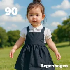 【新品】 ベビー 女の子 ジャンパースカート ワンピース 黒 ノースリーブ