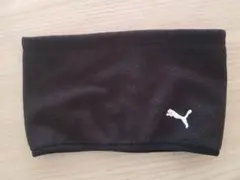 ネックウォーマー　マフラー　黒　フリース　プーマ　防寒　ジュニア高学年　サッカー