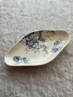 フランスアンティーク　白鳥の深皿　サラダボウル　スープボウル　鉢トレイ フランスアンティーク白鳥の深皿サラダボウルスープボウル鉢トレイ