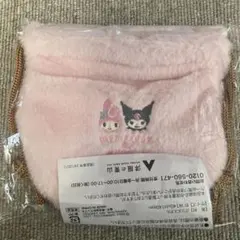 サンリオキャラクターズ フリースポーチ ピンク　マイメロディー