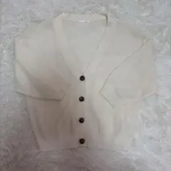 COLZA 5部袖カーディガン　Sサイズ