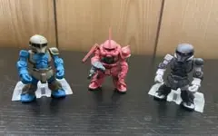 ガンダムコンバージ　ザク　旧ザク　3体セット
