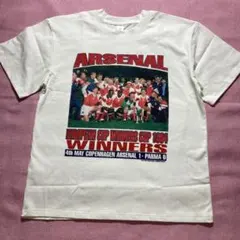 アーセナル プレミアリーグ 優勝記念 Tシャツホワイト白arsenal M