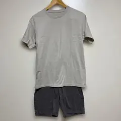 GU コットンカラーラウンジセット(半袖&ショートパンツ) ナチュラルのサムネイル