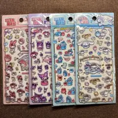 正規品　サンリオ マイメロ　クロミ　ハンギョ　シナモ　ぷくぷくシール　海外限定
