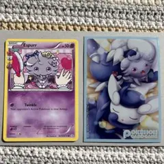 【新品未開封】ポケカ デッキシールド ニャスパー・ニャオニクス 32枚2個セット 新品】ポケモンカード デッキシールド ニャスパーニャオニクス