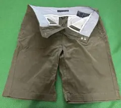 トミーヒルフィガー カーキ ショートパンツ
