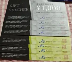 ジェイグループホールディングス 株主優待食事券 24000円分のサムネイル