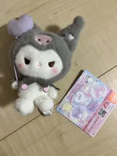 サンリオキャラクターズ　クロミちゃん　ぷわぷわハート　フルバルーンマスコット