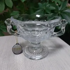 クリスタルガラスカップ　トロフィー　キングトロフィー　置物　小物入れ