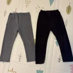 無印良品　レギンス　100cm 2本セット