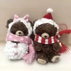 ユニベア　ディズニーストア　モカ　プリン　クリスマス　レア　キーチェーン　ぬいば