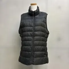 【ユニクロ】レディースダウンベスト　L ダークグリーン