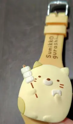 すみっコぐらし キャラクター腕時計 イエロー