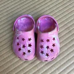キッズ サンダル クロックス風 ピンク 12cm 13cm 14cm