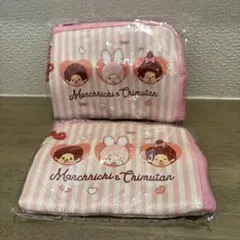 モンチッチ　おでかけパスケース　ピンク　パスケース　ポーチ　キーホルダー