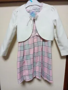 ピンク　ワンピース 120サイズ　110 入学式　卒園式　フォーマル　女の子