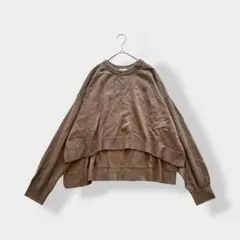 LOWRYS FARM ローリーズファーム サイドスリット ニット グレージュ